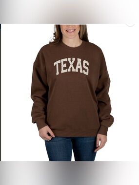 State of Mind Brown 'TEXAS' Crewneck Sweatshirt